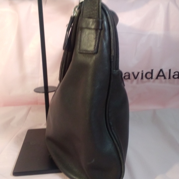 Maxx New York Brown Leather Shoulder Bucket § - Picture 6 of 11